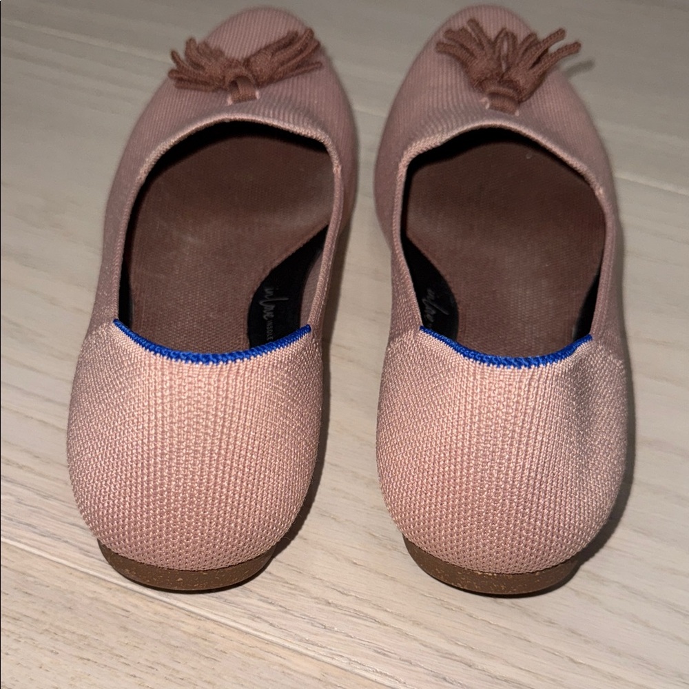Rothy's Blush Pink Tassel Loafers - Picture 4 of 6